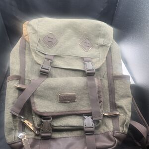 Olive and Brown‎ Backpack